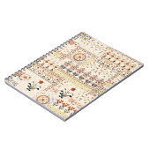 Carnet Belle boughole florale sans parfum ethnique (Côté gauche)