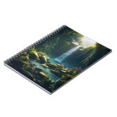 Carnet Belle Cascade Magique Enchantée Forêt (Côté gauche)