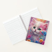 Carnet Belle Chat Blanc Fluffy (Intérieur)