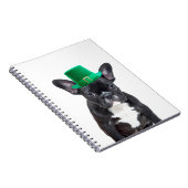 Carnet Belle Chien de taureau français avec la Saint-Patr (Côté Droit)