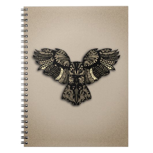 Carnet Belle Chouette Rustique (Devant)