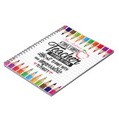 Carnet Belle Citation d'appréciation de l'enseignant (Côté gauche)