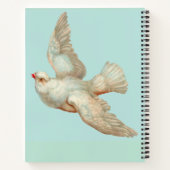 Carnet belle colombe blanche (Dos)