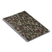 Carnet Belle conception géométrique motif abstrait, art, (Côté Droit)