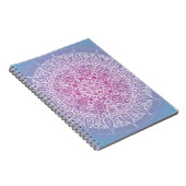 Carnet Belle conception orientale pourpre/bleue (Côté Droit)