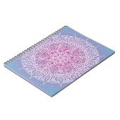 Carnet Belle conception orientale pourpre/bleue (Côté gauche)