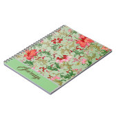 Carnet Belle conception vintage personnalisée (Côté gauche)