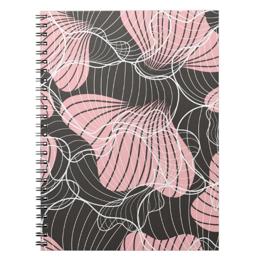Carnet Belle couleur abstrait sans couture motif. Dos (Devant)
