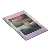 Carnet Belle danseuse de ballet fée Stardust Stars rose (Côté Droit)