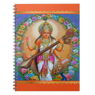 Carnet Belle déesse Saraswati