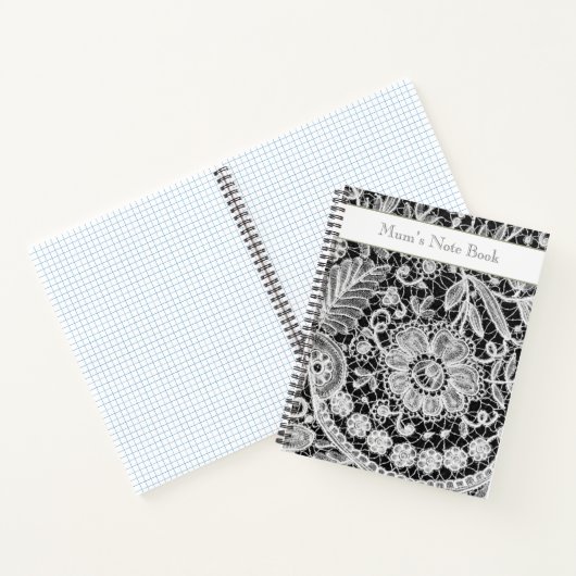 Carnet Belle dentelle modifiable (Intérieur)