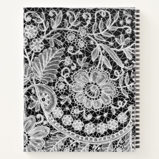 Carnet Belle dentelle modifiable (Dos)