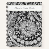 Carnet Belle dentelle modifiable (Devant)