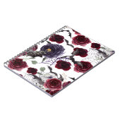 Carnet Belle déplaisante | Roses gothiques foncés avec ch (Côté gauche)