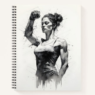 Carnet Belle Dessin De Femme De Bodybuilder Femme