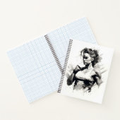 Carnet Belle Dessin De Femme De Bodybuilder Femme (Intérieur)