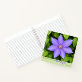 Carnet Belle en son temps | Clématite violette (Intérieur)