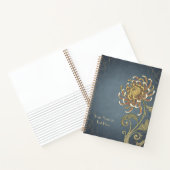 Carnet Belle Époque Botanicals : Chrysanthème Doré (Intérieur)