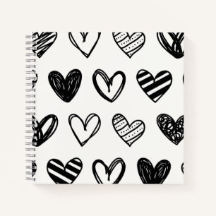 Carnet Belle esthétique noir et blanc