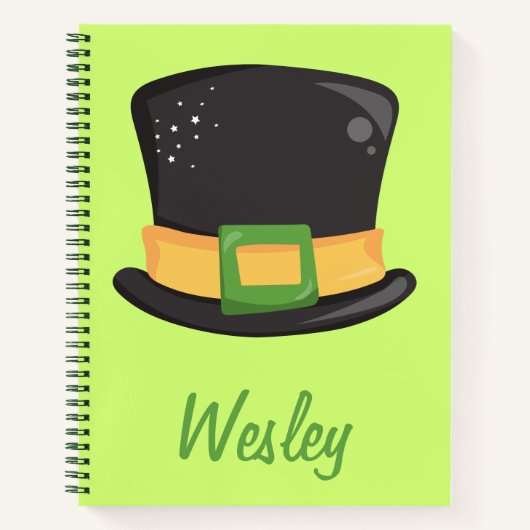 Carnet Belle et belle St. Patrick's Day casquette (Devant)