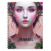 Carnet Belle Ethereal Enchanted Femme Imaginaire Art (Devant)