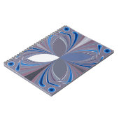 Carnet Belle étonnante Papillon bleu doux couleurs Art (Côté gauche)