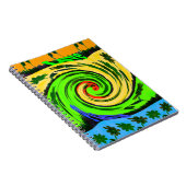 Carnet Belle Extraordinaire vague d'été vague de couleurs (Côté Droit)