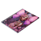 Carnet Belle Fée noire fille Imaginaire Art (Côté gauche)