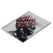 Carnet Belle femme africaine (Côté gauche)