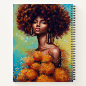 Carnet Belle femme africaine (Dos)