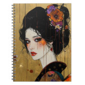 Carnet Belle femme en Kimono (Devant)