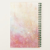 Carnet Belle Fille Cerf Jolie Illustration Florale (Verso)