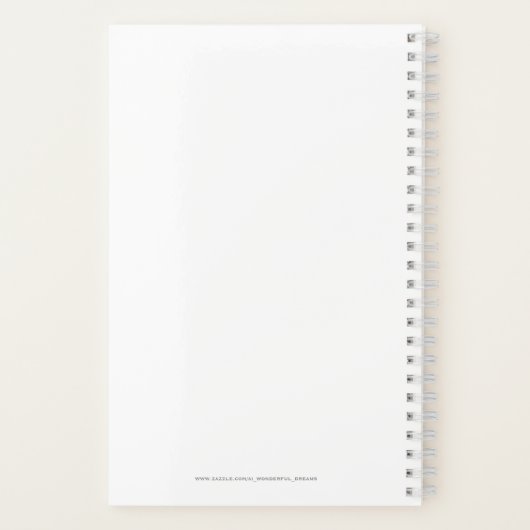 Carnet Belle fille de Noël rose 01 (Verso)