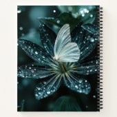 Carnet Belle fleur et papillon (Dos)