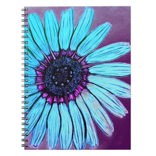 Carnet Belle Fleur Sketched à la main (Devant)