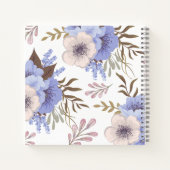 Carnet Belle Fleur violette (Dos)