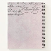 Carnet Belle Floral Christian Custom Bible Étude (Dos)