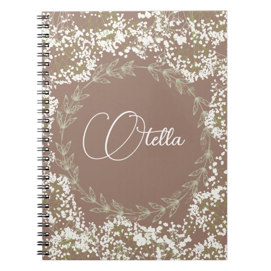 Carnet Belle florale (Devant)