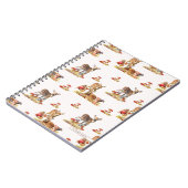 Carnet Belle Forêt Animale Automne Motif Art (Côté gauche)