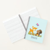 Carnet Belle forêt Animaux Caricature Whimsical (Intérieur)