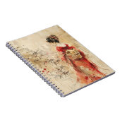 Carnet Belle Geisha Debout (Côté Droit)