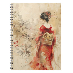 Carnet Belle Geisha Debout