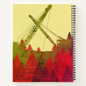 Carnet Belle grue du Nord-Ouest ingénieur d'exploitation  (Dos)