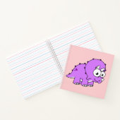 Carnet Belle Illustration D'Un Tricératops. (Intérieur)