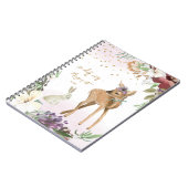 Carnet Belle illustration Fille Parties scintillant or ét (Côté gauche)