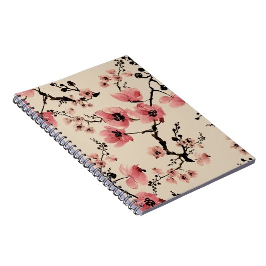 Carnet Belle impression de fleurs d'aquarelle. St (Côté Droit)