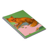 Carnet belle impression de renard (Côté Droit)