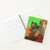 Carnet belle impression d'écureuil (Intérieur)