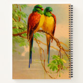 Carnet belle impression d'oiseaux (Dos)