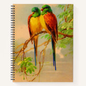 Carnet belle impression d'oiseaux (Devant)